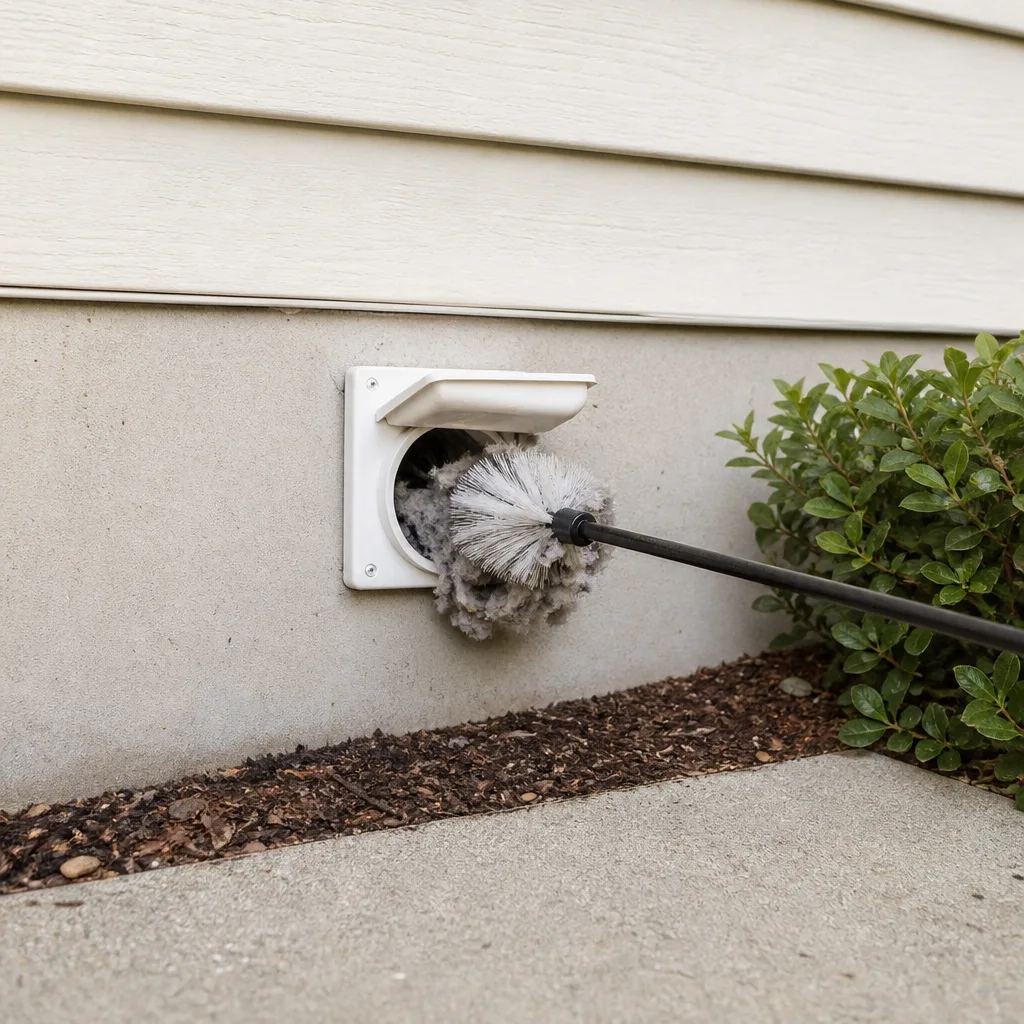 Dryer vent cleaning